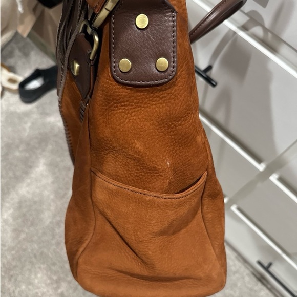 HOBO Brown Leather Slouchy Hobo Bag - Picture 7 of 7